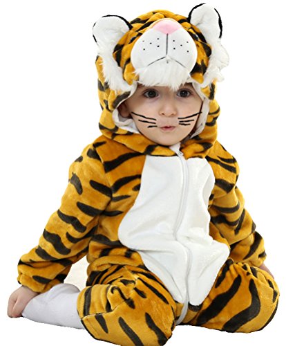 Unisex Baby Boys girls Infant Tiger Bunting Costume Suit Winter Romper Snowsuit