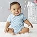 SkipHop Baby Boys' Starry Chevron Side-Snap Long Sleeve Bodysuit Set, Blue, 3 Months