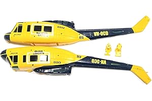 STASRC RC ERA C032 Huey UH-1 Helicopter Parts Fuselage Multiple Colors for RC ERA Helicopter Spare (Yellow and Blue)