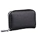 Emmabin Rfid Blocking Leather Credit Card Wallet Holder for Women, Mini Wallet - Black