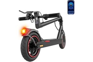 Fcgeoi Electric Scooter, 500W/1000W Peak Powerful Motor, Electric Scooter for Kids, 18/25 Top MPH, 23/28 Miles Range, 8.5"/9.3" Tires E-Scooters, Foldable EScooter for Adults