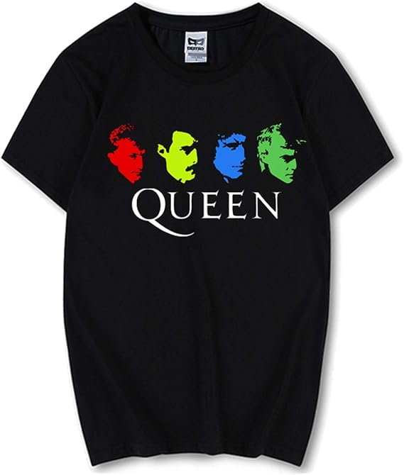 Amazon Qiaomi クイーン Tシャツ ノスタルジック ロック メンズ レディース 夏服 スポーツ 半袖 ファッション おしゃれ Tシャツ カットソー 通販