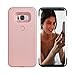 AUYOUWEI Galaxy S8 Plus Case, LED Illuminated Selfie Light Case Cover [Rechargeable] Light Up Luminous Selfie Flashlight Cell Phone Case for Samsung S8+/ Plus (Rose Gold)
