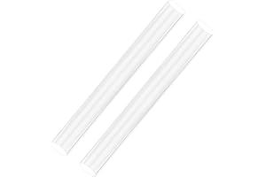 AIEX 2 Pieces Acrylic Clay Rollers Hollow Design Tube Clay Roller Acrylic Rolling Pin for Art Craft DIY Polymer Tool