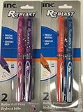 R2 Blast Gel Rollerball 0.7mm Colored Gel Pen Set: 4 Items Including Gel Pens in the Following Colors: Pink Purple Orange Blue (4 Pens Total)