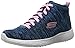 Skechers Sport Women's Energy Burst Demi Boot Sneaker,Blue/Coral,8.5 M US