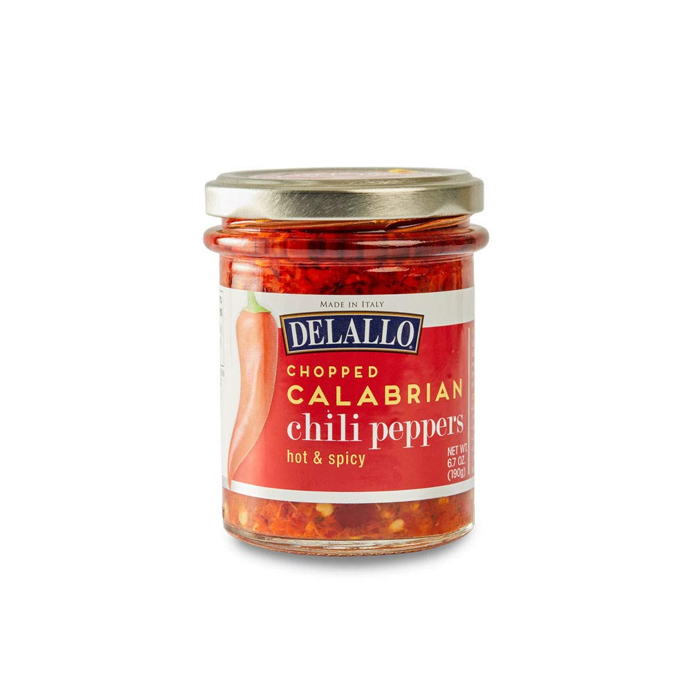 Chopped Calabrian Chili Peppers in Jar 6.7 oz ( pack of 3