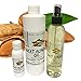 Sweet Almond Oil- 5 Sizes Available. NakedOil Sweet Almond Oil Cold Pressed Mediterranean! Skin, Hair, Carrier, Massages & More! (2 Ounce)