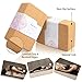Arltb Cork Yoga Block Set of 2 Wood Yoga Bricks with Metal D-Ring Yoga Stretch Strap, Natural Cork Yoga Blocks to Support and Deepen Poses, Improve Strength and Flexibility, Non-Slip Surfacethumb 2