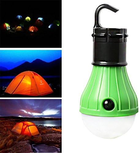 Sowereap Outdoor Camping Lamp tent wireless led light portable 3 mode led lantern white light for kids children Camping Hiking(GREEN)
