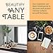 Anna Stay Table Runners - Trivet & Table Runner, Handles Heat Up to 300F, Anti Slip, Hand Washable, Great for Hot Dishes and Pots, Great as Dresser Decor & Table Decor, Marble and Black Table Runner
