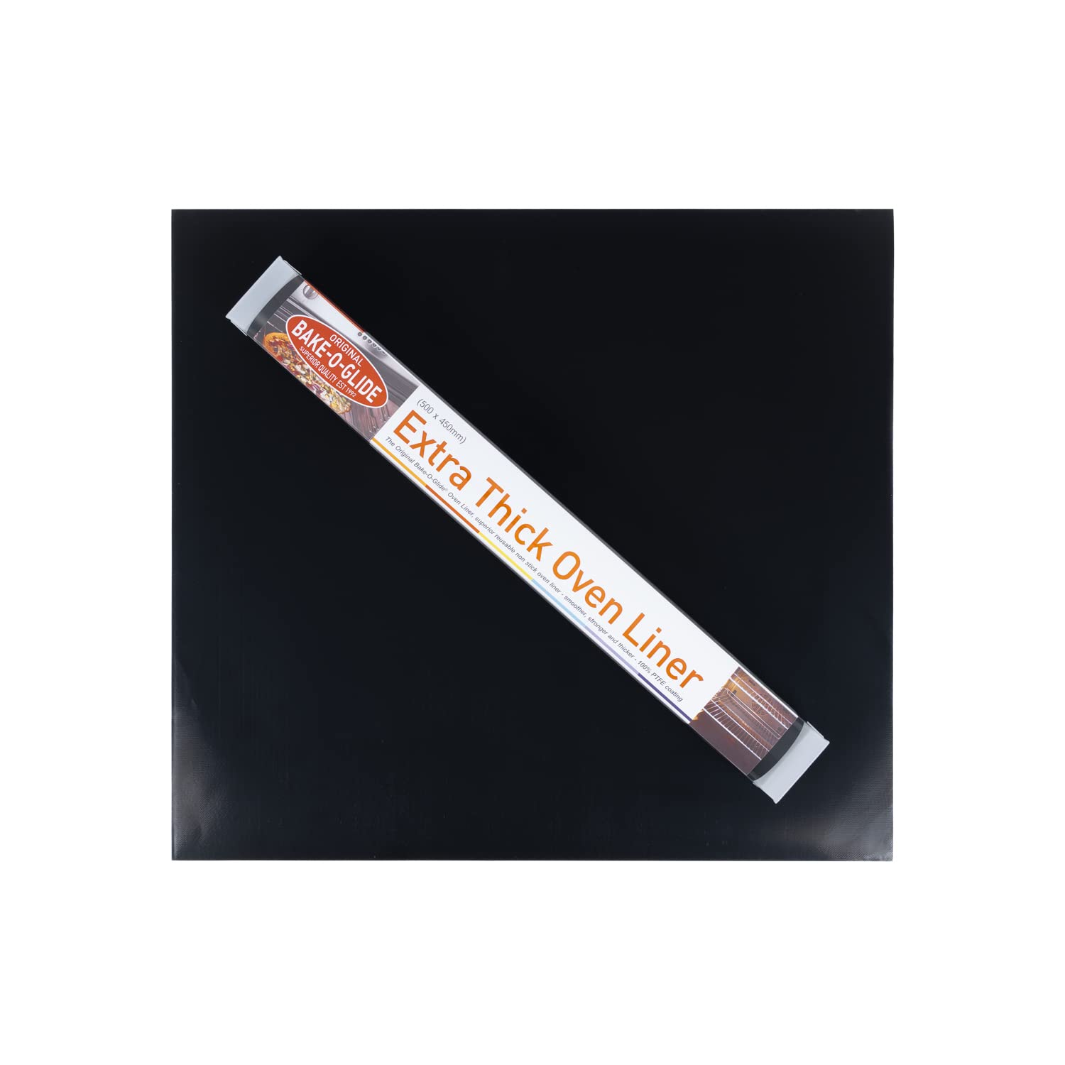 Bake-O-Glide MAT0450 Extra Thick Oven Liner, 500 x 450mm, PTFE, Black