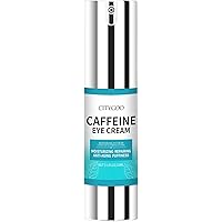 CITYGOO Caffeine Eye Cream Anti Aging, With Collagen, Caffeine, Polypeptide - For Wrinkles, Fine Lines, Under Eye, Bags, Crow
