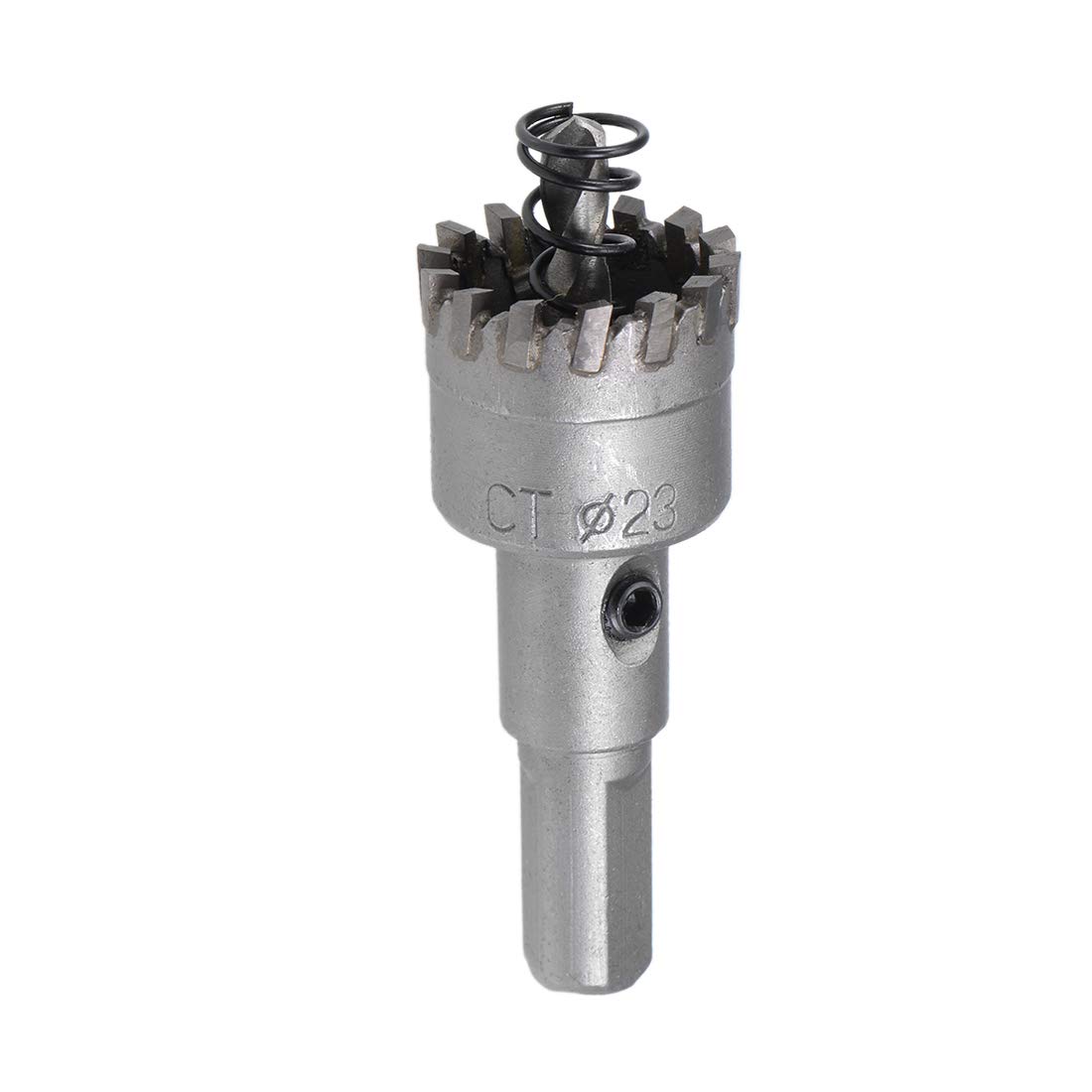 sourcing map 23mm Carbide Hole Cutter, Hole Saws for Stainless Steel Sheet Metal, High Density Carbide Tooth