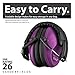 Vanderfields Earmuffs for Kids - Comfortable Adjustable Foldable - Purple