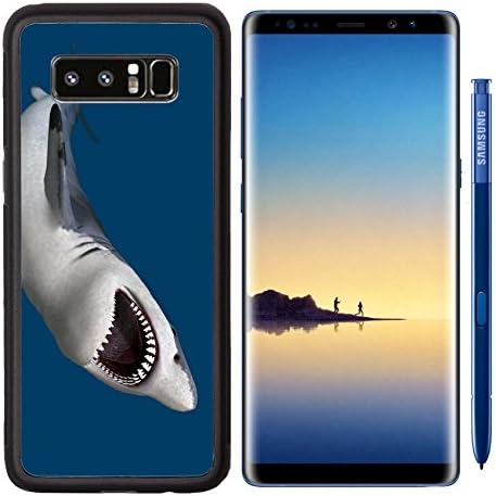 MSD Premium Samsung Galaxy Note8 Aluminum Backplate Bumper Snap Case Great White Shark Attack Image 36649474 Customized Tablemats Stain Resistance Collector Kit Kitchen Table Top DeskDrink Customized