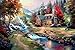Diamond Painting Thomas Kinkade 12X16 inches 5D DIY Diamond Painting Full Round Drill Rhinestone Embroidery for Wall Decoration