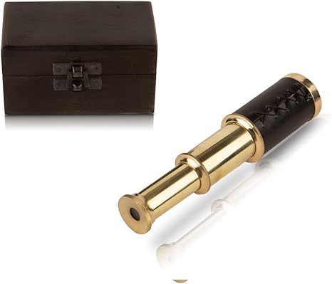 Amazon Co Jp 6インチ ヴィンテージ アンティーク 手持ち 調節可能 ズーム可能 単眼鏡 航海 真鍮 望遠鏡 銅仕上げ 手作り木製ボックス ネイビー 海賊 ナビゲーション スパイグラス 海賊 アクセサリー 子供用 ギフト カメラ