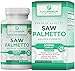 Premium Saw Palmetto Prostate Supplement (Non-GMO & Gluten Free) - Maximum Strength Saw Palmetto Extract & Powder Complex - Supports Hair Loss Prevention primary