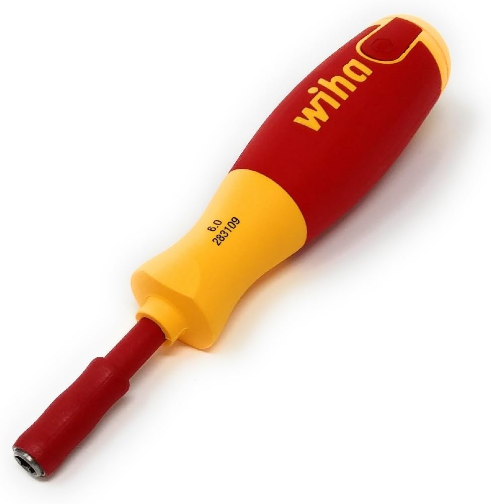 WIHA.283109 Screwdriver handle 1kVAC 6mm Mat Chromvanadium steel 38361