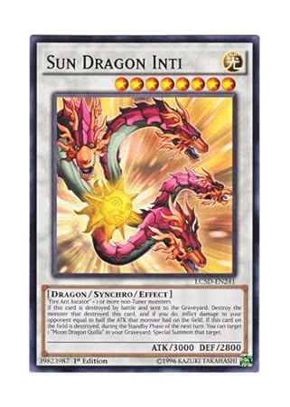 Amazon 遊戯王 英語版 Lc5d En241 Sun Dragon Inti 太陽龍インティ