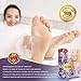 Foot Peel Mask 2 Pairs Baby Foot Exfoliating Foot Peel Mask for Smooth Soft Touch Feet Peeling away Calluses Dead Skin Remover Foot Exfoliator Gel Socks with Natural Lavender Extract