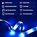 WiFi Smart Music LED Strip Lights Kit, AEGOOL 16.4Ft 150LEDs DC12V 5050 RGB Waterproof Multicolor Dimmable String Lighting with Remote Dimmer Timer via Android iOS Alexa Echo APP Google Home & IFTTT
