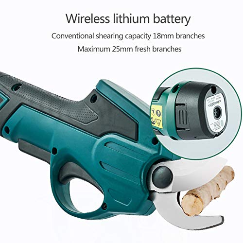 GREYK Professionelle schnurlose elektrische Astschere 7,2 V wiederaufladbare Astschere 25 mm (1 Zoll) Schnittdurchmesser… – Bild 4