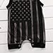 Baby Boys Girls Sleeveless Jumpsuit Infant Kids 4th July USA Flag Romper (90 (12-18M), Grey)