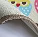 Miracle Life Branches Cute Owl Beautiful Flowers Owl Rug