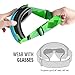 OutdoorMaster Ski Goggles PRO - Frameless, Interchangeable Lens 100% UV400 Protection Snow Goggles for Men & Women (Green Frame VLT 18% Grey Lens with Full REVO Green and Free Protective Case)