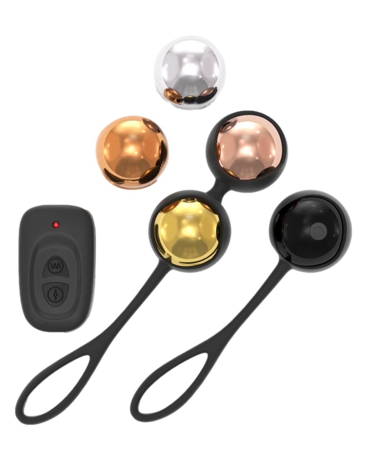 Dorcel Training Balls, Remote Controlled Geisha Balls, 200 g