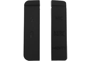 SING F LTD 2X Rubber Port Covers Compatible with Canon EOS 7D DSLR HDMI Mic Remote Ports on