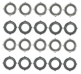 Garden Hose Washers - Pack of 20. Made from Heavy Duty Rubber. Dual Textured for Better Grip and Leak Proofing. Fits Hoses, Spray Nozzle, Y Splitter and other devices around the house.