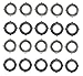 Garden Hose Washers - Pack of 20. Made from Heavy Duty Rubber. Dual Textured for Better Grip and Leak Proofing. Fits Hoses, Spray Nozzle, Y Splitter and other devices around the house.