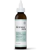 Dermazen Overnight Calming Serum for Flaky, Itchy Scalp &amp; Skin 4oz | Steroid-free, Clinically Tested, Reduce Visible Flaking, Soothe Itch &amp; Irritation for Seborrheic Dermatitis-Prone Skin Types