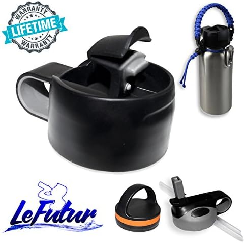 Straw Lid For Hydro Flask - Flip Cap Fits Wide Mouth Insulated Sports Water Bottle, BPA Free, Flip Lid