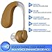 Digital Hearing Amplifier - BTE Behind the Ear Sound Amplifier and Personal Sound Enhancer with Noise Reducing Feature that is Smaller & Discreet - Ready to Wear in Any Left or Right Ear