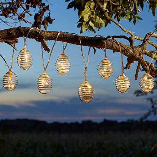 Smart Garden Products Ltd 1060134 Spiralight Solar String Lights 10 Pack Silver, JNS_476556