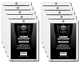(10) Max Pro 1 Screw Card SUPER THICK Holder - 120 Pt. Jersey or Memorabilia Card Screwdown - Baseball, Football, Basketball, Hockey, Golf, Single Sports Cards Sportcards Card Collecting Supplies