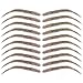 Cardani Eyebrow Tattoos #17 - Classic Shape Temporary Tattoo Eyebrows #17 Light Brown Tattoo