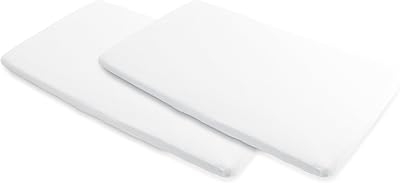 Maxi-Cosi Iris Bedsheets Pack 2 White for Iris Compact Travel Cot