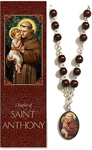 Milagros Saint Anthony Chaplet Rosary and Prayer Folder| Patron Saint of Lost Articles and The Poor