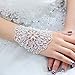 Sunshinesmile Bridal Rhinestone Bracelet Silver for Wedding Prom Party or Pageant