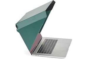 PHILBERT DANISH DESIGN Philbert Design - 4 in 1 Laptop Screen Shade Slim Hood : Sun Shade | Privacy | Heat Protection | Contrast Enhancement. 15”/16” Laptops - Universal. Lightweight, Simple. Patent D790551 - Green