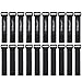 20 Pack 0.8 x 8 Inches Hook and Loop Reusable Fastening Cable Tie Down Straps by Wisdompro - Reusable, Durable Functional Ties to Keep Your Home, Office, Workspace from Tangled Messes of Cords