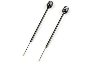 HGLRC LHCP Long Range Antenna FPV Hammer 2.5dBi Mini 5.8G for RC Drone (2pcs Long UFL)