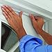 M-D Building Products 43304 White Aluminum and Vinyl Cinch® Self-Adhesive Top and Sides Door Seal Kit