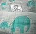 Adore Amore | 2-Pack Organic Cotton Muslin Swaddle Blankets Set Boy Girl | Crib Stroller Receiving | Soft Natural Newborn Unisex | X Large Wrap 47“ x 47” | Elephant & Giraffe