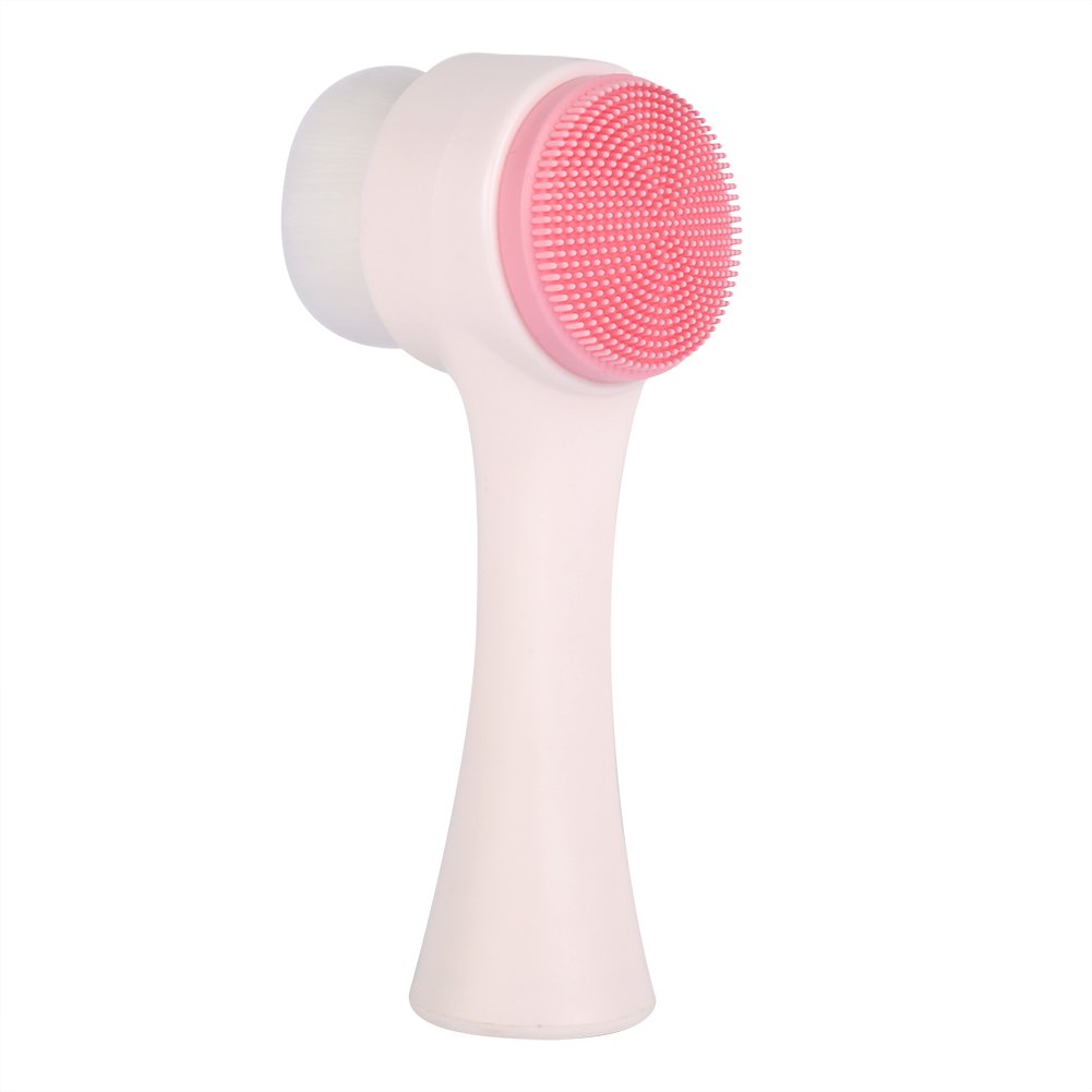 Facial Cleansing Brush, Fashion Soft Double Sides Facial Deep Cleansing Brush Face Skin Care Clean Brush